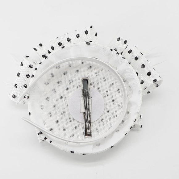 Fascinators Pillbox Hat Sinamay Feather Flower Derby Ball Wedding Church Party🤘 - Picture 3 of 3